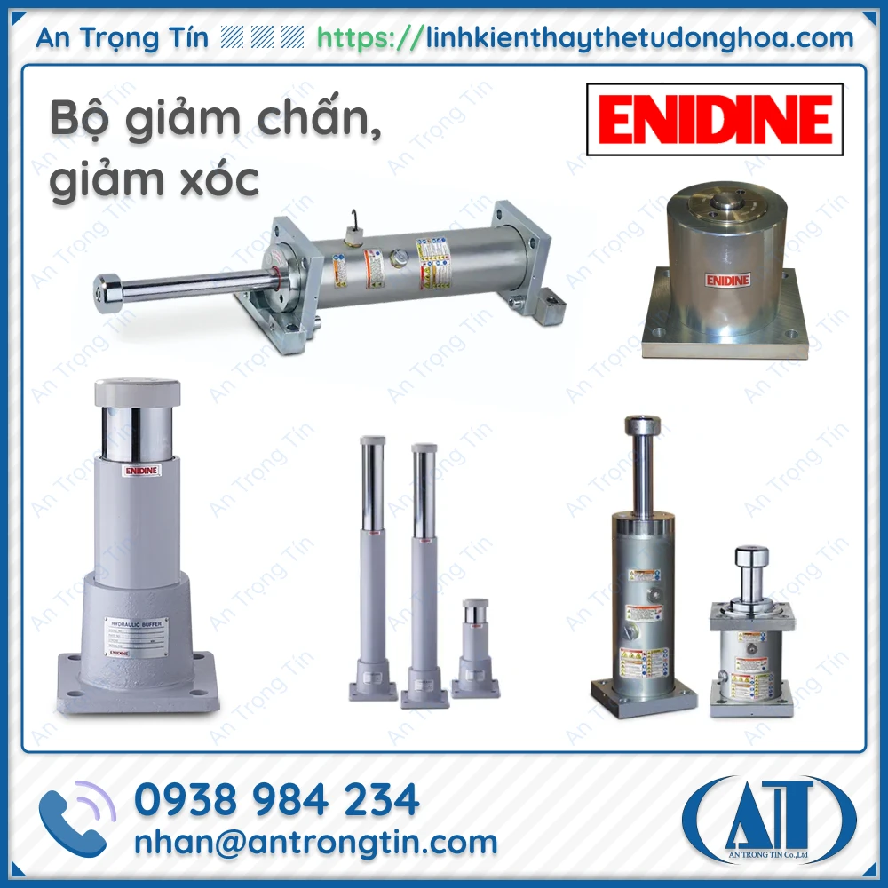 Thiet bi giam chan giam xoc cong nghiep Enidine - Bộ giảm chấn Enidine Thiết bị giảm chấn, giảm xóc công nghiệp Enidine