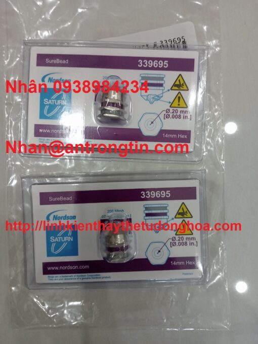 Nordson 339695 Nordson, Đầu phun keo Nordson, Ống keo Nordson