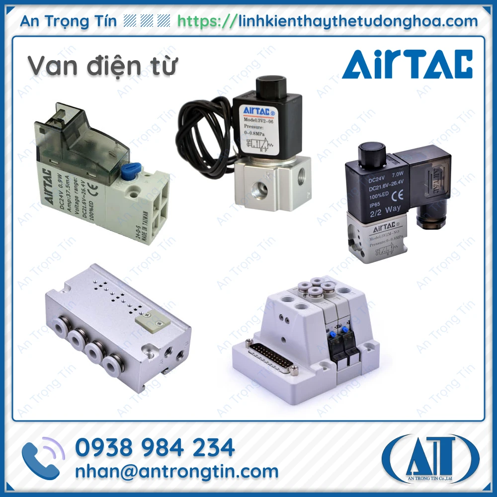 Van dien tu Airtac - Van điện từ Airtac Van điện từ Airtac