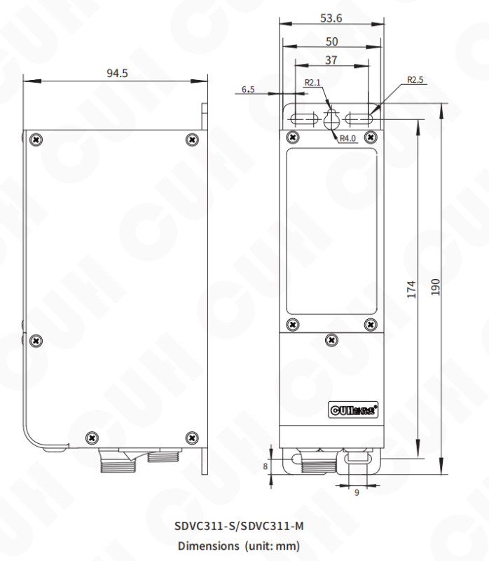SDVC311 M 3.0A Ban ve - SDVC311-M (3.0A): Bộ Điều Khiển Tần Số Kỹ Thuật Số CUH SDVC311-M (3.0A): Bản vẽ
