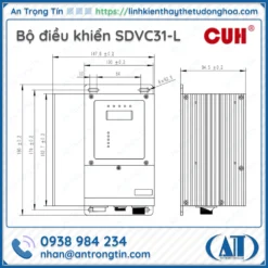 Ban ve bo dieu khien CUH SDVC31 L - SDVC31-L (4.5A) Bộ điều khiển phễu rung, mâm rung kỹ thuật số Bản vẽ bộ điều khiển CUH SDVC31-L