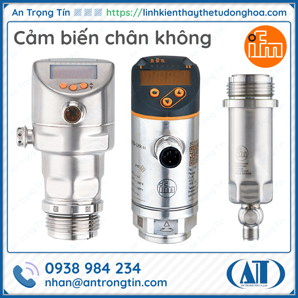 Cam bien chan khong IFM - Cảm biến IFM Cảm biến chân không IFM