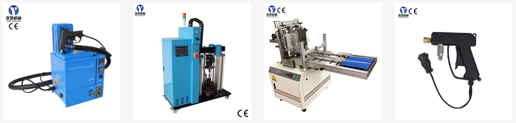 Cac san pham phun keo Yongtai Machine - Phun keo Yongtai Machine trong công nghiệp Các sản phẩm phun keo Yongtai Machine