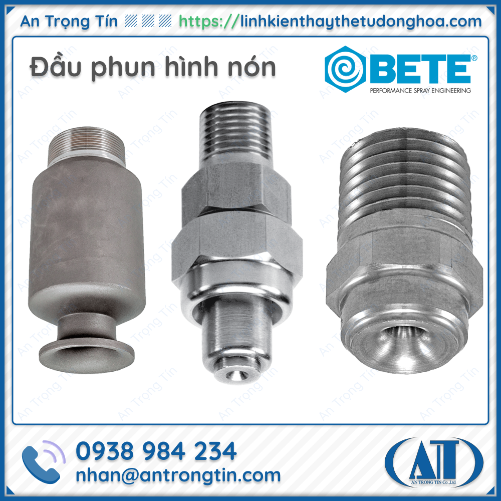 Dau phun hinh non BETE - Đầu phun BETE Đầu phun hình nón BETE