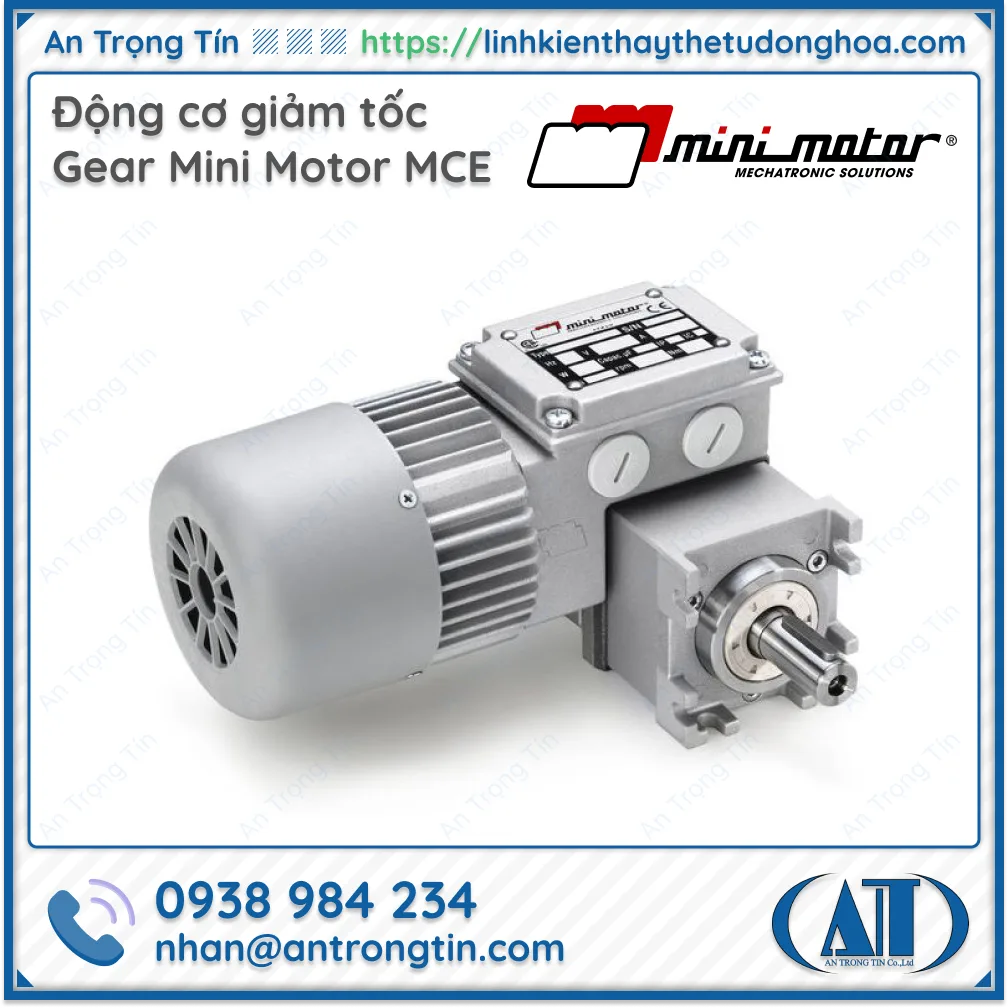 Dong co giam toc MiniMotor Gear MCE - Động cơ giảm tốc gear MiniMotor Động cơ giảm tốc MiniMotor Gear MCE