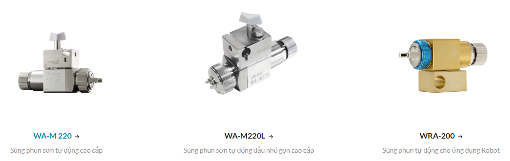 Súng phun sơn tự động Anest Iwata