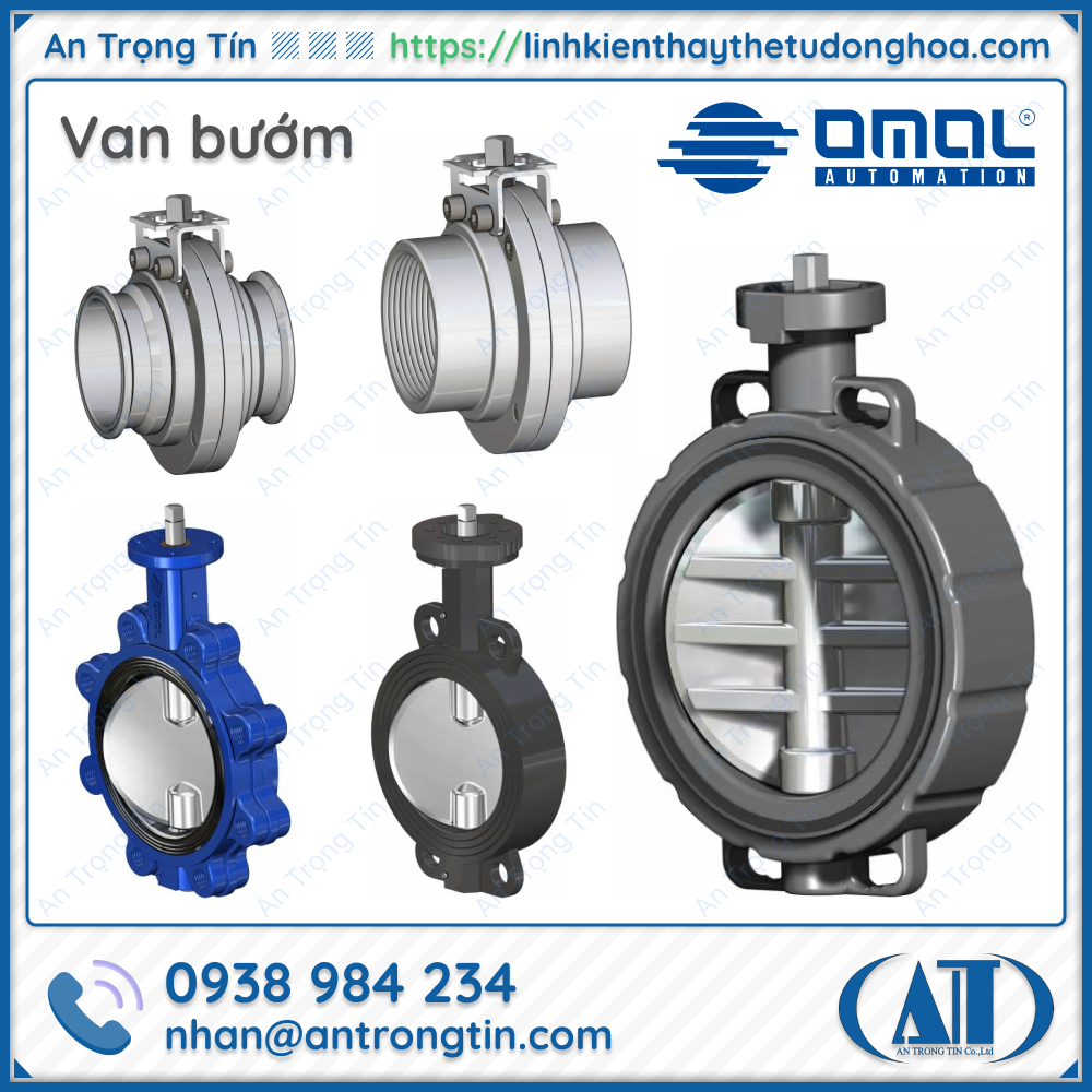 Van buom Omal - Van điều khiển Omal Van bướm Omal