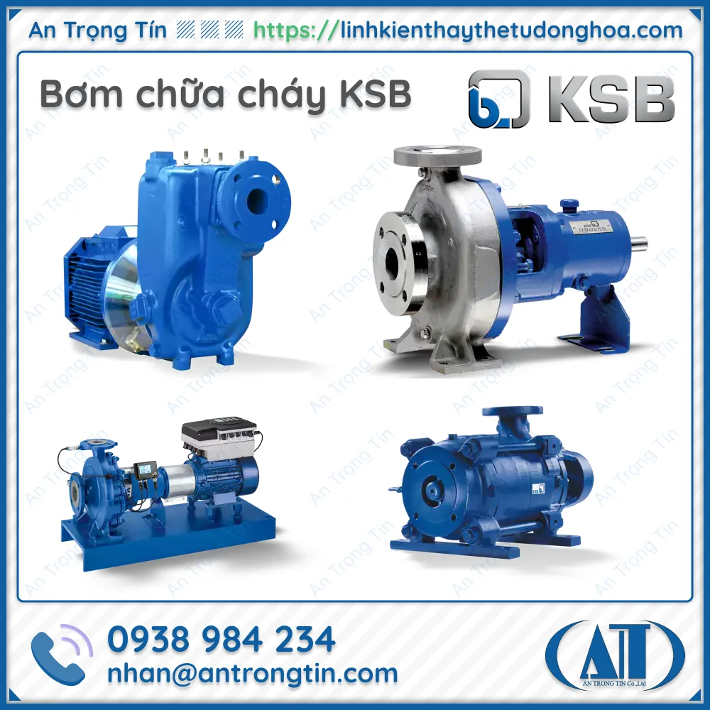 Bom chua chay KSB - Bơm KSB - Máy bơm công nghiệp KSB Pump Bơm chữa cháy KSB