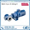 Bơm trục vít KRAL - Dòng K Bơm trục vít KRAL - Dòng K