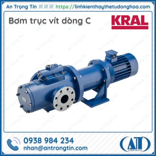 Bơm trục vít KRAL - dòng C Bơm trục vít KRAL - dòng C