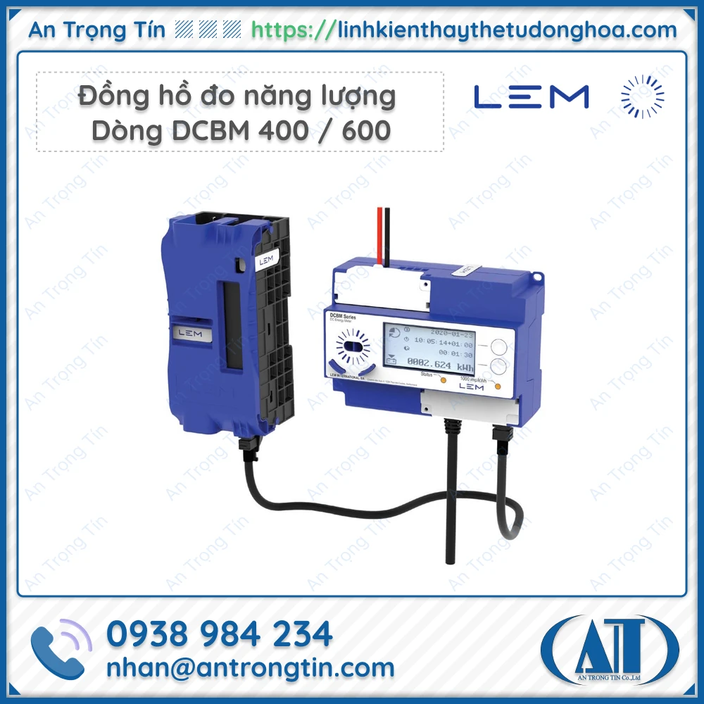 Dong ho do nang luong dong DCBM 400 600 - Đồng hồ đo năng lượng LEM Đồng hồ đo năng lượng LEM dòng DCBM 400 - 600