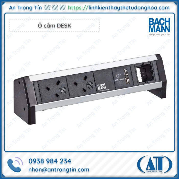O cam Bachmann Desk - Ổ cắm âm bàn Bachmann Ổ cắm Bachmann Desk