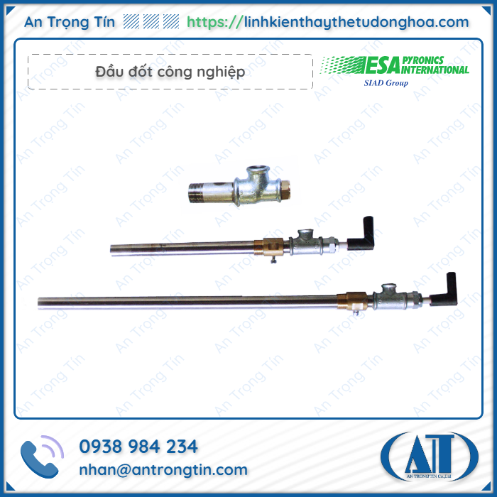 Dau dot ESA Pyronics BTC BTSA - Đầu đốt công nghiệp ESA Pyronics Đầu đốt ESA Pyronics BTC - BTSA