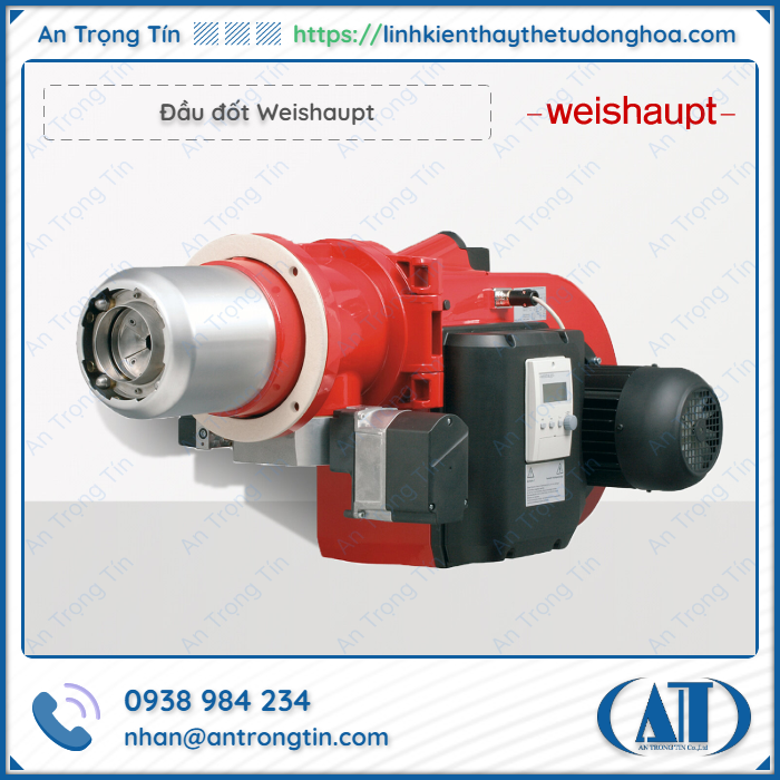 Dau dot Weishaupt co vua - Đầu đốt Weishaupt - Đốt nhiên liệu công nghiệp toàn diện Đầu đốt Weishaupt cỡ vừa
