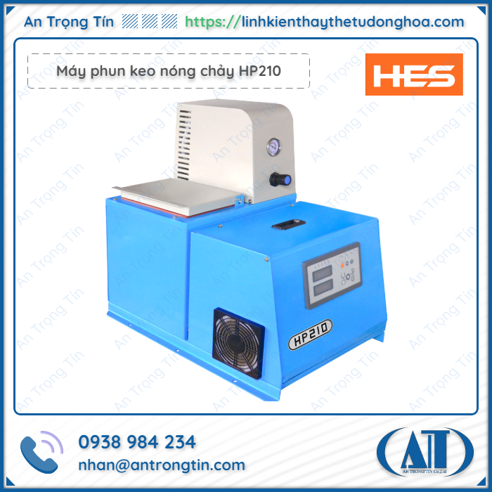May phun keo nong chay HP210 - Máy phun keo nóng chảy HES Hot Melt Applicator Máy phun keo nóng chảy HES HP210