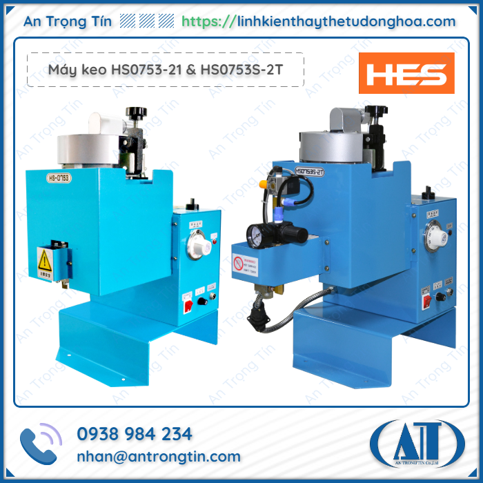 May phun keo nong chay HS0753 21 va HS0753S 2T - Máy phun keo nóng chảy HES Hot Melt Applicator Máy phun keo nóng chảy HES HS0753-21 và HS0753S-2T