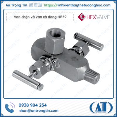 Van chan va van xa Hex Valve dong HB59 - Van chặn và van xả Hex Valve | Điều khiển lưu lượng chính xác Van chặn và van xả Hex Valve dòng HB59