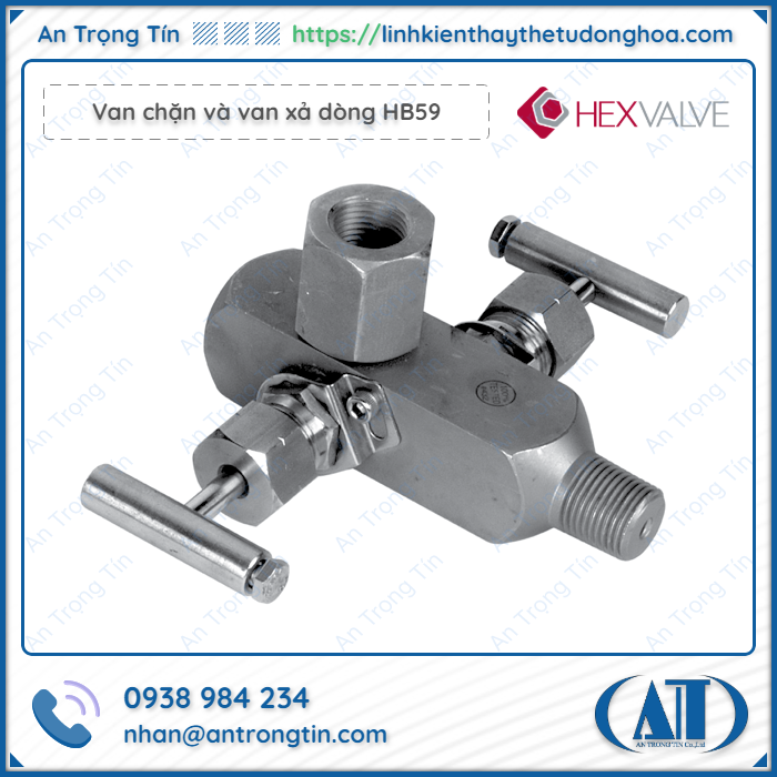 Van chan va van xa Hex Valve dong HB59 - Van chặn và van xả Hex Valve | Điều khiển lưu lượng chính xác Van chặn và van xả Hex Valve dòng HB59