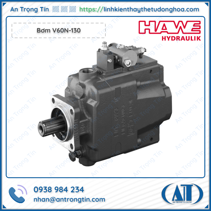 Bom piston huong truc HAWE V60N 130 - Bơm piston hướng trục HAWE V60N Bơm piston hướng trục HAWE V60N 130