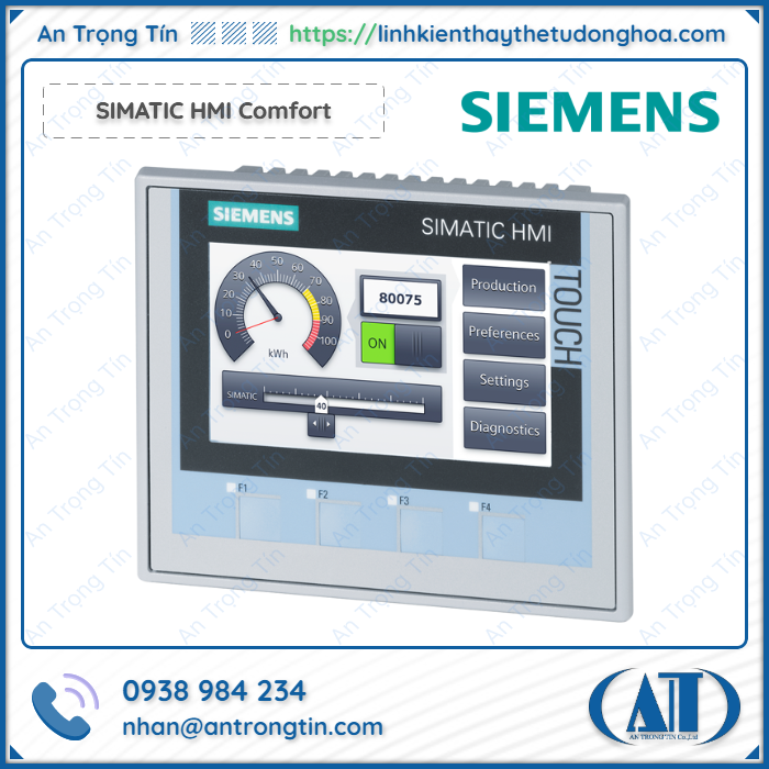 Man Hinh Siemens SIMATIC HMI Comfort - Màn Hình HMI Siemens Màn Hình Siemens SIMATIC HMI Comfort