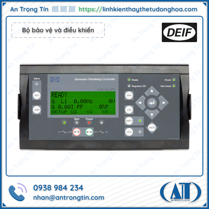 Bo bao ve va dieu khien song song DEIF GPC 3 - Relay bảo vệ DEIF Bộ bảo vệ và điều khiển song song DEIF GPC 3