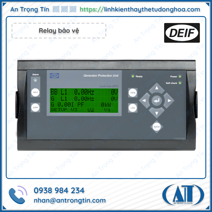 Relay bao ve DEIF GPU 3 - Relay bảo vệ DEIF Relay bảo vệ DEIF GPU 3