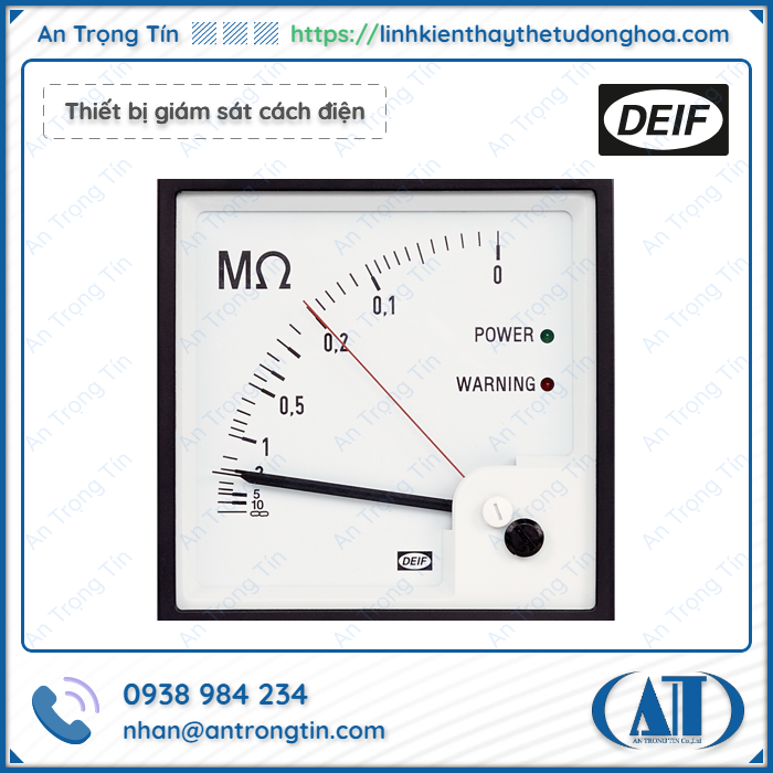 Thiet bi giam sat cach dien DEIF AAL 2 - Thiết bị giám sát cách điện DEIF dòng AAL-2 và ADL-111Q96 Thiết bị giám sát cách điện DEIF AAL 2