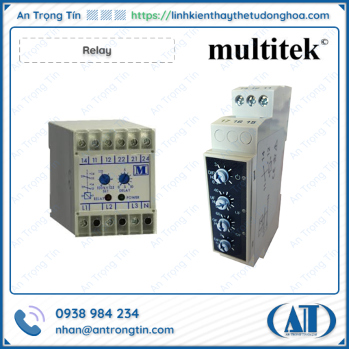 Relay Multitek Rơ le giám sát điện năng AC DC 2